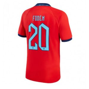 Engeland Phil Foden #20 Uit tenue Mensen WK 2022 Korte Mouw