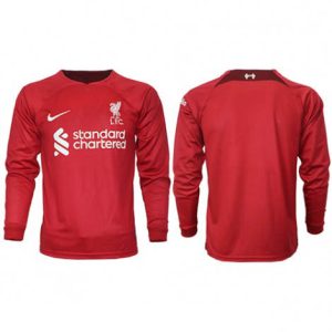 Liverpool Thuis tenue Mensen 2022-23 Lange Mouw