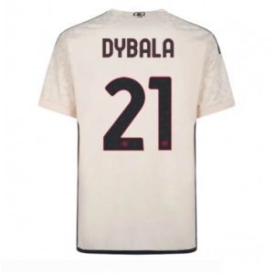 AS Roma Paulo Dybala #21 Uit tenue Mensen 2023-24 Korte Mouw