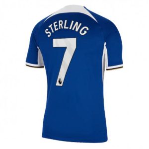 Chelsea Raheem Sterling #7 Thuis tenue Mensen 2023-24 Korte Mouw