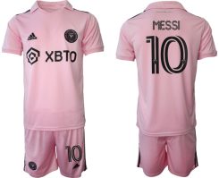 Inter Miami Lionel Messi #10 Thuis tenue Mensen 2023-24 Korte Mouw (+ Korte broeken)