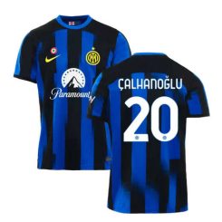 Inter Milan Hakan Calhanoglu #20 Thuisshirt 2023-2024 Korte Mouw Voetbalshirts