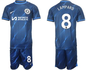 Chelsea Frank Lampard #8 Uitshirt 2023/24 Korte Mouw (+ Korte broeken) Voetbalshirts