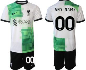 Liverpool Any Name Uitshirt 2023/24 Korte Mouw (+ Korte broeken) Voetbalshirts