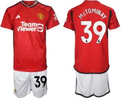 Manchester United Scott McTominay #39 Thuisshirt 2023/24 Korte Mouw (+ Korte broeken) Voetbalshirts