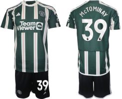 Manchester United Scott McTominay #39 Uitshirt 2023/24 Korte Mouw (+ Korte broeken) Voetbalshirts