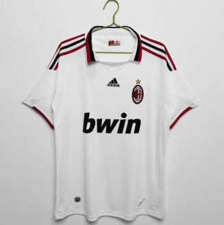 AC Milan 2009/10 Uit tenue Korte Mouw Retro Voetbalshirts