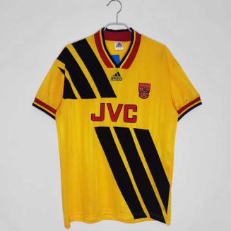 Arsenal 1993/94 Uit tenue Korte Mouw Klassieke Retro Voetbalshirts