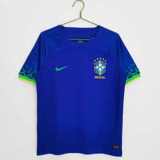 Brazilië 2022/23 Uit tenue Korte Mouw Klassieke Retro Voetbalshirts