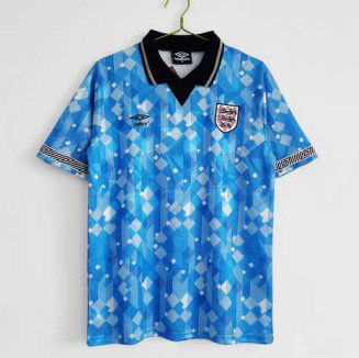 Engeland 1990 Derde tenue Korte Mouw Klassieke Retro Voetbalshirts