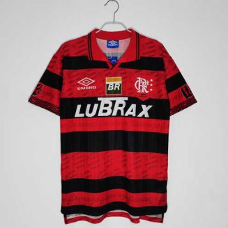 Flamengo 1995 Thuis tenue Korte Mouw Klassieke Retro Voetbalshirts
