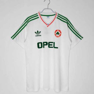 Ierland 1990/92 Uit tenue Korte Mouw Klassieke Retro Voetbalshirts