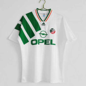 Ierland 1992/94 Uit tenue Korte Mouw Klassieke Retro Voetbalshirts