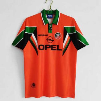 Ierland 1997/98 Uit tenue Korte Mouw Klassieke Retro Voetbalshirts