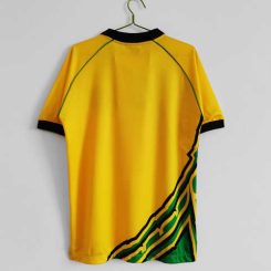 Jamaica 1998 Thuis tenue Korte Mouw Klassieke Retro Voetbalshirts-1