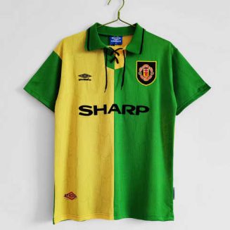 Manchester United 1992/94 Derde tenue Korte Mouw Klassieke Retro Voetbalshirts