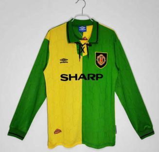 Manchester United 1992/94 Derde tenue Lange Mouwen Klassieke Retro Voetbalshirts