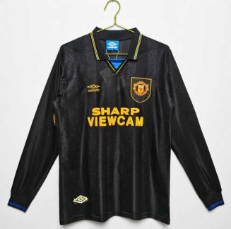 Manchester United 1993/94 Uit tenue Lange Mouwen Klassieke Retro Voetbalshirts