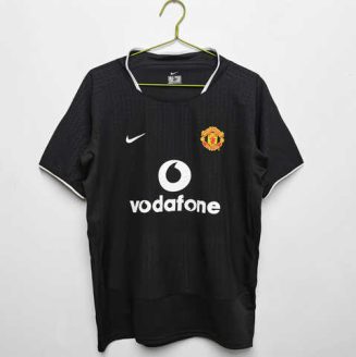 Manchester United 2003/04 Uit tenue Korte Mouw Klassieke Retro Voetbalshirts