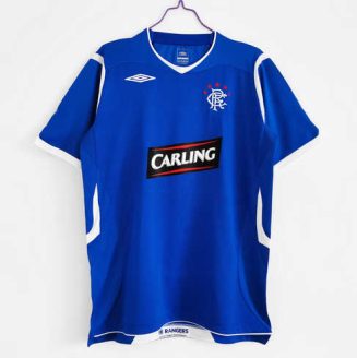 Rangers 2008/09 Thuisshirt Korte Mouw Klassieke Retro Voetbalshirts