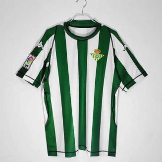 Real Betis 2003/04 Thuis tenue Korte Mouw Klassieke Retro Voetbalshirts