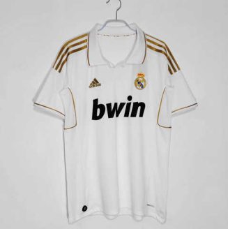 Real Madrid 2011/12 Thuis tenue Korte Mouw Klassieke Retro Voetbalshirts