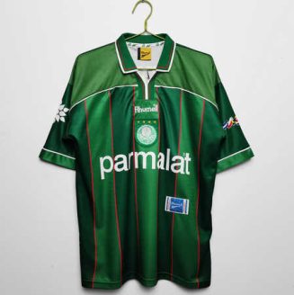 SE Palmeiras 1999 Liberator Cup-kampioen Thuis tenue Korte Mouw Klassieke Retro Voetbalshirts