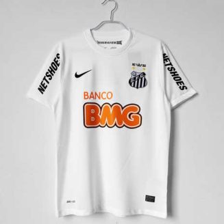 Santos 2012/2013 Thuis tenue Korte Mouw Klassieke Retro Voetbalshirts