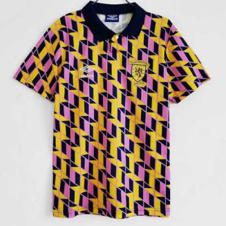 Schotland 1988/89 Derde tenue Korte Mouw Klassieke Retro Voetbalshirts