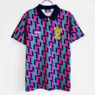 Schotland 1988/89 Uit tenue Korte Mouw Klassieke Retro Voetbalshirts