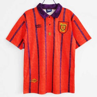 Schotland 1994 Uit tenue Korte Mouw Klassieke Retro Voetbalshirts