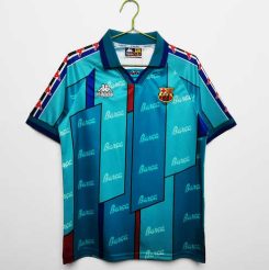 Barcelona 1995/97 Uitshirt Korte Mouw Klassieke Retro Voetbalshirts