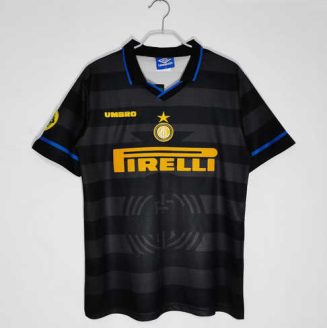 Inter Milan 1997-98 Derde Shirt Korte Mouw Klassieke Retro Voetbalshirts