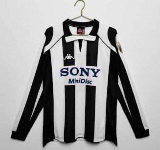 Juventus 1997/98 Thuisshirt Lange Mouwen Klassieke Retro Voetbalshirts