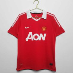 Manchester United 2010/11 Thuisshirt Korte Mouw Klassieke Retro Voetbalshirts