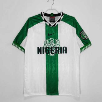 Nigeria 1996 Uitshirt Korte Mouw Klassieke Retro Voetbalshirts