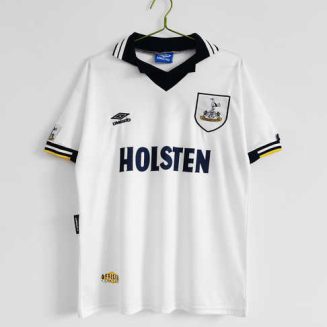 Tottenham Hotspur 1994/95 Thuisshirt Korte Mouw Klassieke Retro Voetbalshirts