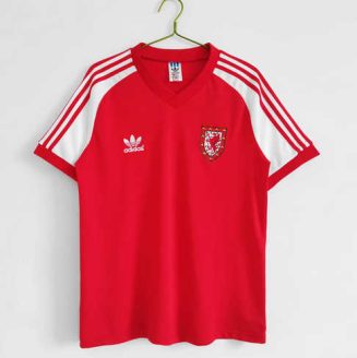 Wales 1982 Thuisshirt Korte Mouw Klassieke Retro Voetbalshirts