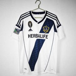 LA Galaxy 2012 Thuisshirt Korte Mouw Klassieke Retro Voetbalshirts