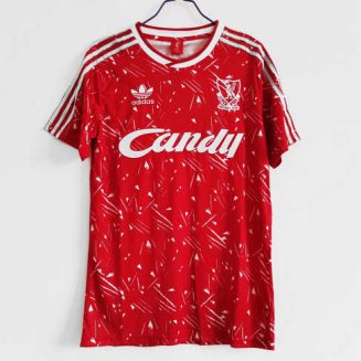 Liverpool 1989/91 Thuisshirt Korte Mouw Klassieke Retro Voetbalshirts