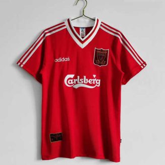 Liverpool 1995/96 Thuisshirt Korte Mouw Klassieke Retro Voetbalshirts