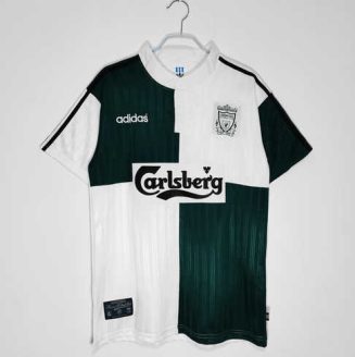 Liverpool 1995/96 Uitshirt Korte Mouw Klassieke Retro Voetbalshirts