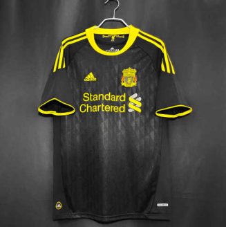 Liverpool 2010/11 Derde Shirt Korte Mouw Klassieke Retro Voetbalshirts