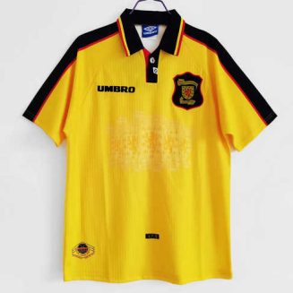 Schotland 1996/98 Uitshirt Korte Mouw Klassieke Retro Voetbalshirts