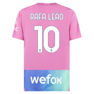 AC Milan Rafael Leão #10 Derde Shirt 2023-2024 Voetbalshirt met Korte Mouw