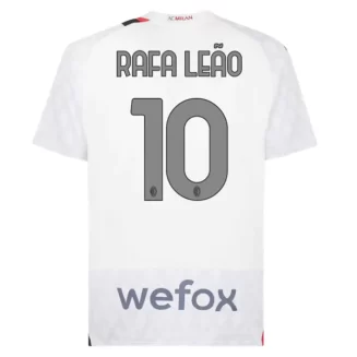 AC Milan Rafael Leão #10 Uitshirt 2023-2024 Voetbalshirt met Korte Mouw