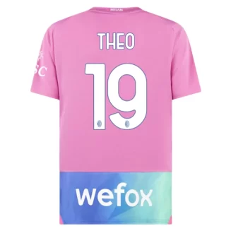 AC Milan Theo Hernandez #19 Derde Shirt 2023-2024 Voetbalshirt met Korte Mouw