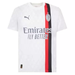 AC Milan Tomori #23 Uitshirt 2023-2024 Voetbalshirt met Korte Mouw-1