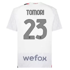 AC Milan Tomori #23 Uitshirt 2023-2024 Voetbalshirt met Korte Mouw