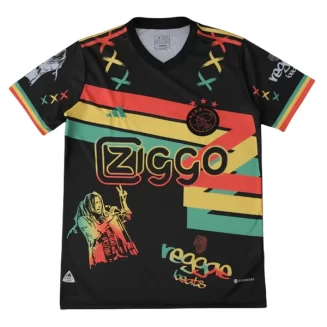 AFC Ajax Thuisshirt Limited Edition Bob Marley 2023-2024 Voetbalshirt met Korte Mouw